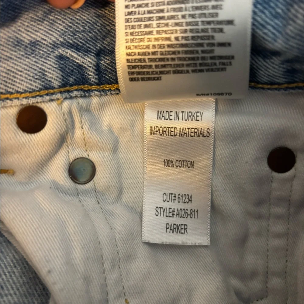 AGOLDE Women's Parker Cut Off Short 27 - Picture 9 of 9